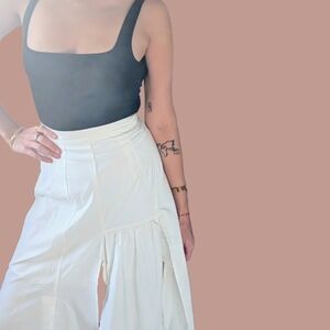 Elegant White Women's Skirt